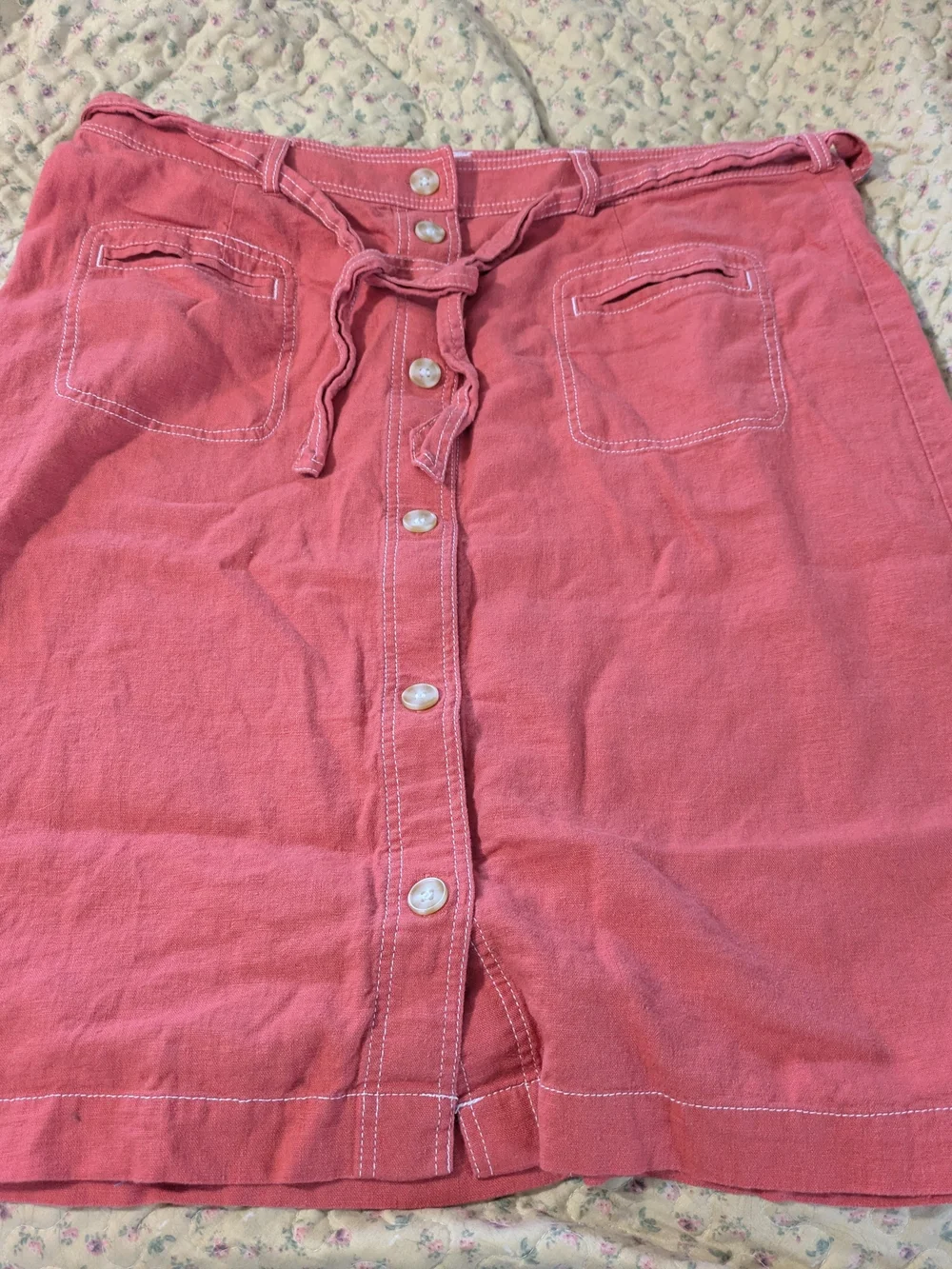 Christopher & Banks Women's Coral Casual Skirt